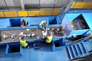 A sorting line at the Palm facility
